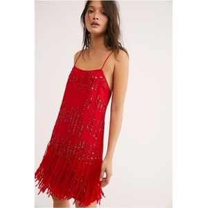 Free People Crystal Clear Mini Dress